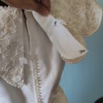 vestido vintage de debutante anos 80 b