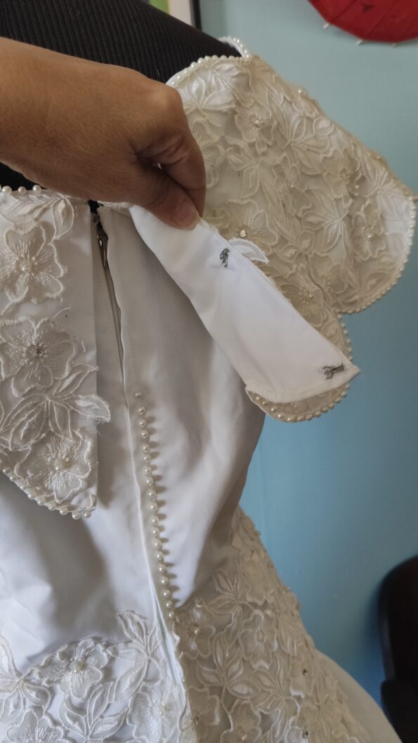 vestido vintage de debutante anos 80 a