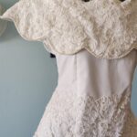 vestido vintage de debutante anos 80 b