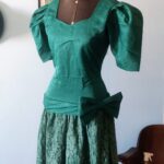 vestido vintage de festa anos 80 c