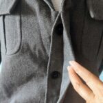 jaqueta vintage estilo militar ,