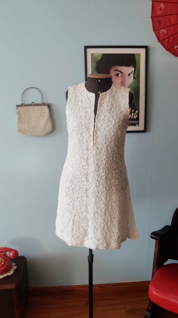 tubinho vintage anos 60 branco