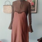 tubinho vintage anos 60 marrom ,