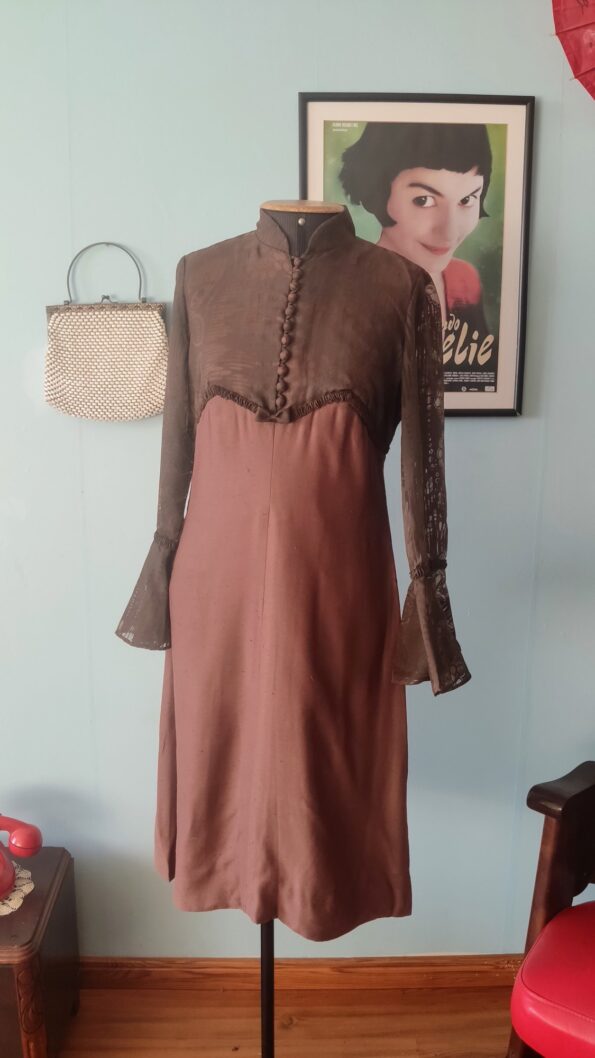 tubinho vintage anos 60 marrom.