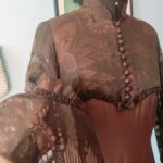 tubinho vintage anos 60 marrom ,