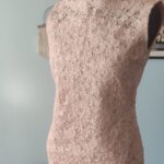 tubinho vintage anos 60 rosa