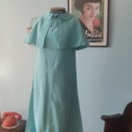 vestido traézio anos 60 ,