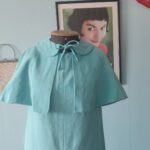vestido traézio anos 60 ,