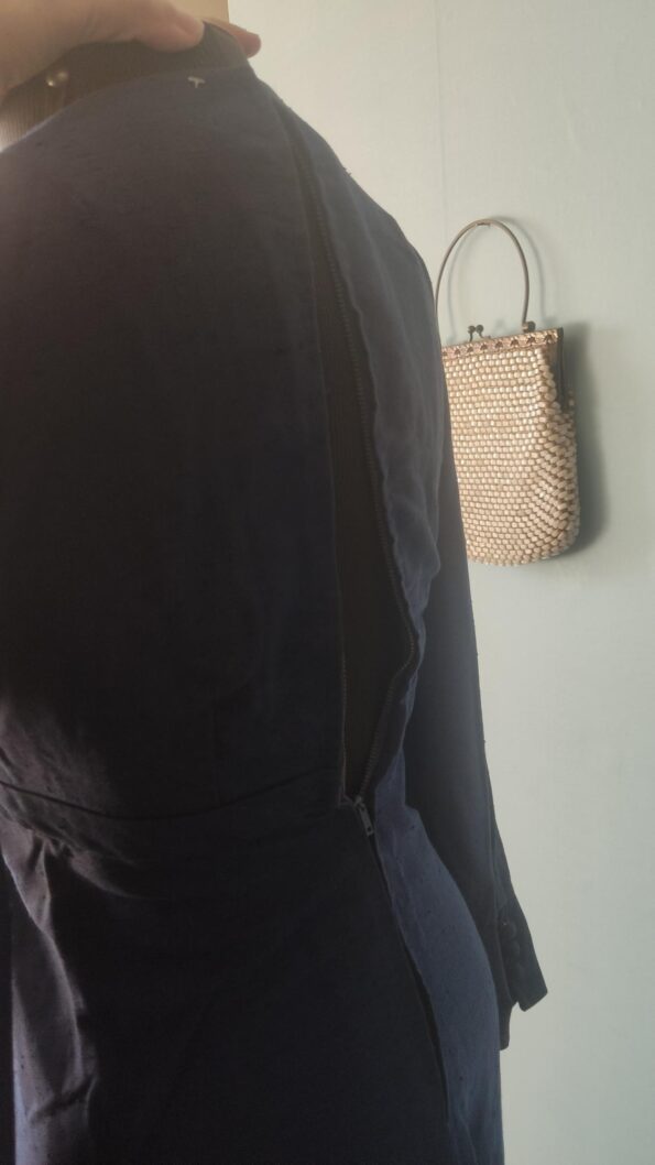 vestido vintage anos 60 costas