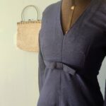 vestido vintage longo anos 60.