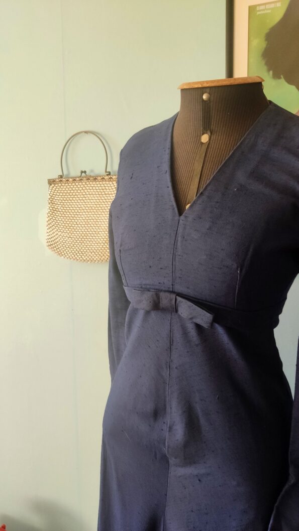vestido vintage longo anos 60 b